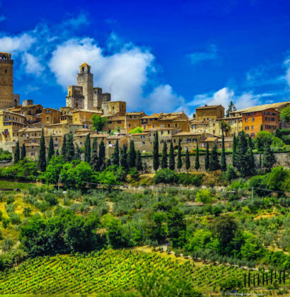 Toscane, vélo visites et vins
